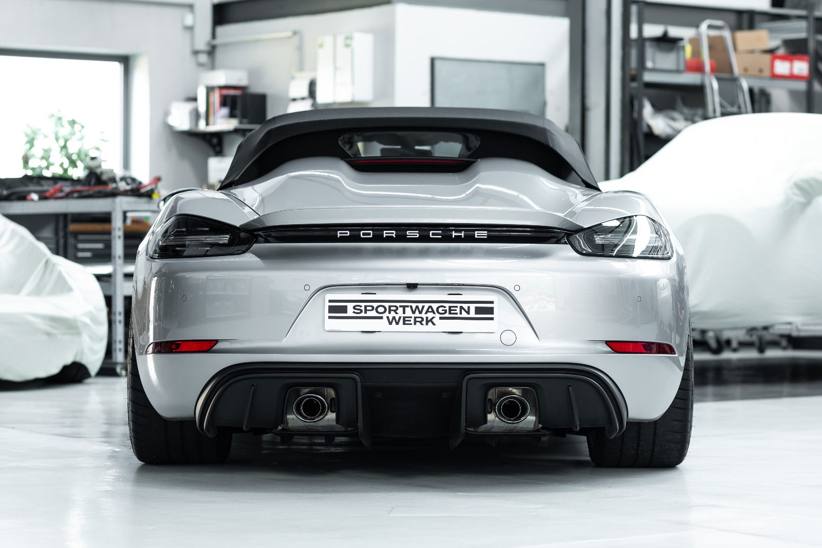 Fahrzeugabbildung Porsche 718 Boxster Spyder I 918 Carbon I Bose I 1. Hand